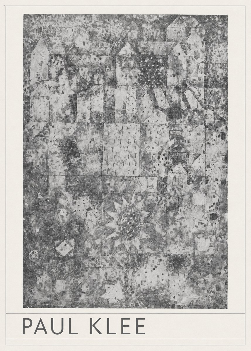 Paul Klee Town and Country No3 - Plakat