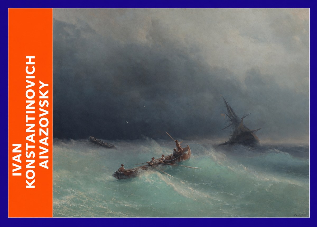 Ivan Konstantinovich Aivazovsky Shipwreck No6 - Plakat