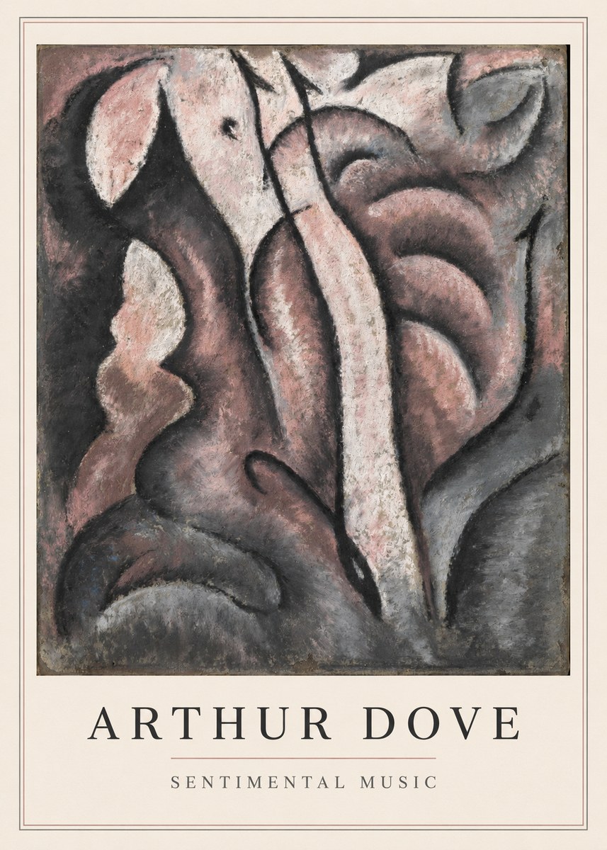 Arthur Dove Sentimental Music II No4 - Plakat