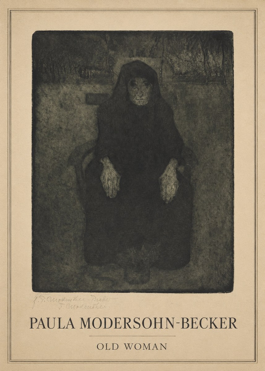 Paula Modersohn-Becker Old Woman No1 - Plakat