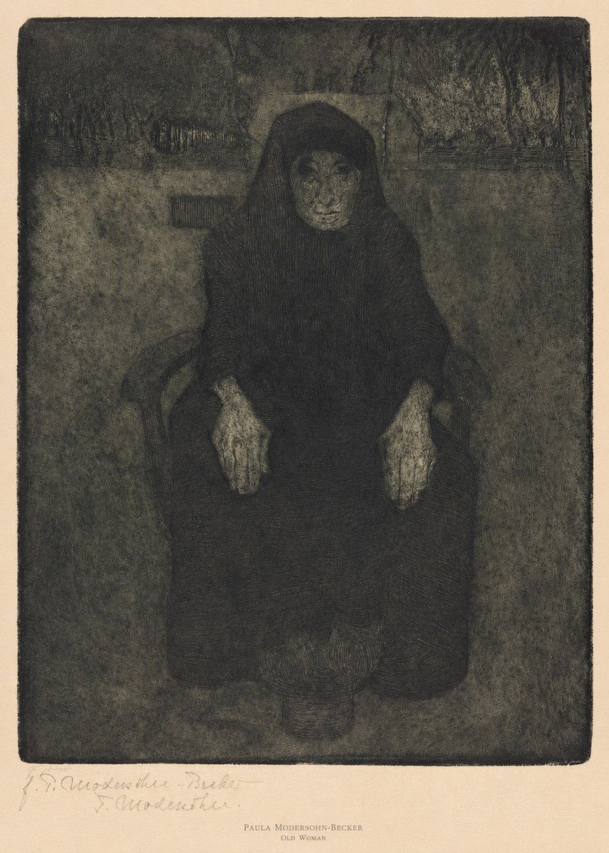 Paula Modersohn-Becker Old Woman No6 - Plakat