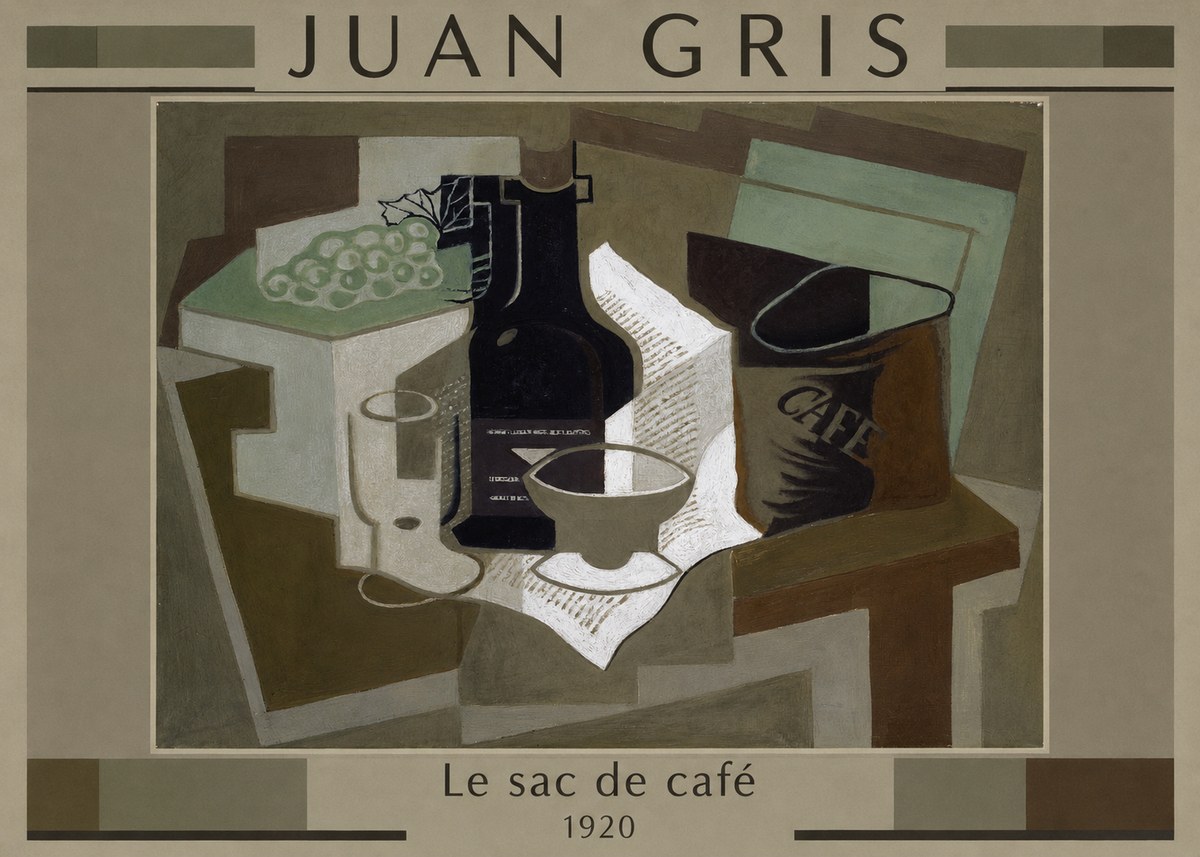 Juan Gris Le Sac De Café No1 - Plakat