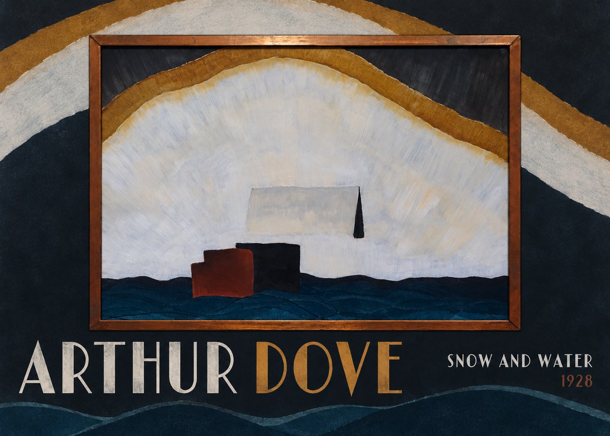 Arthur Dove Snow and Water No6 - Plakat