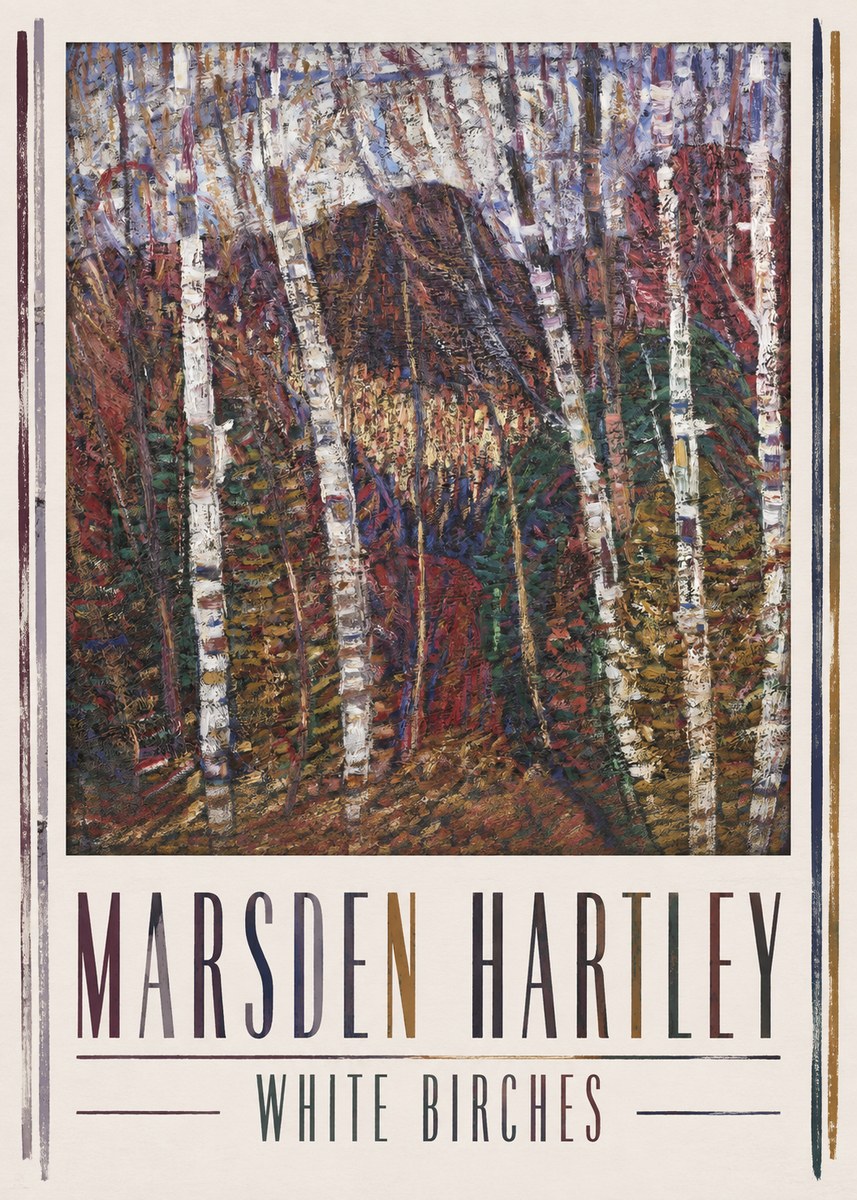 Marsden Hartley White Birches No1 - Plakat