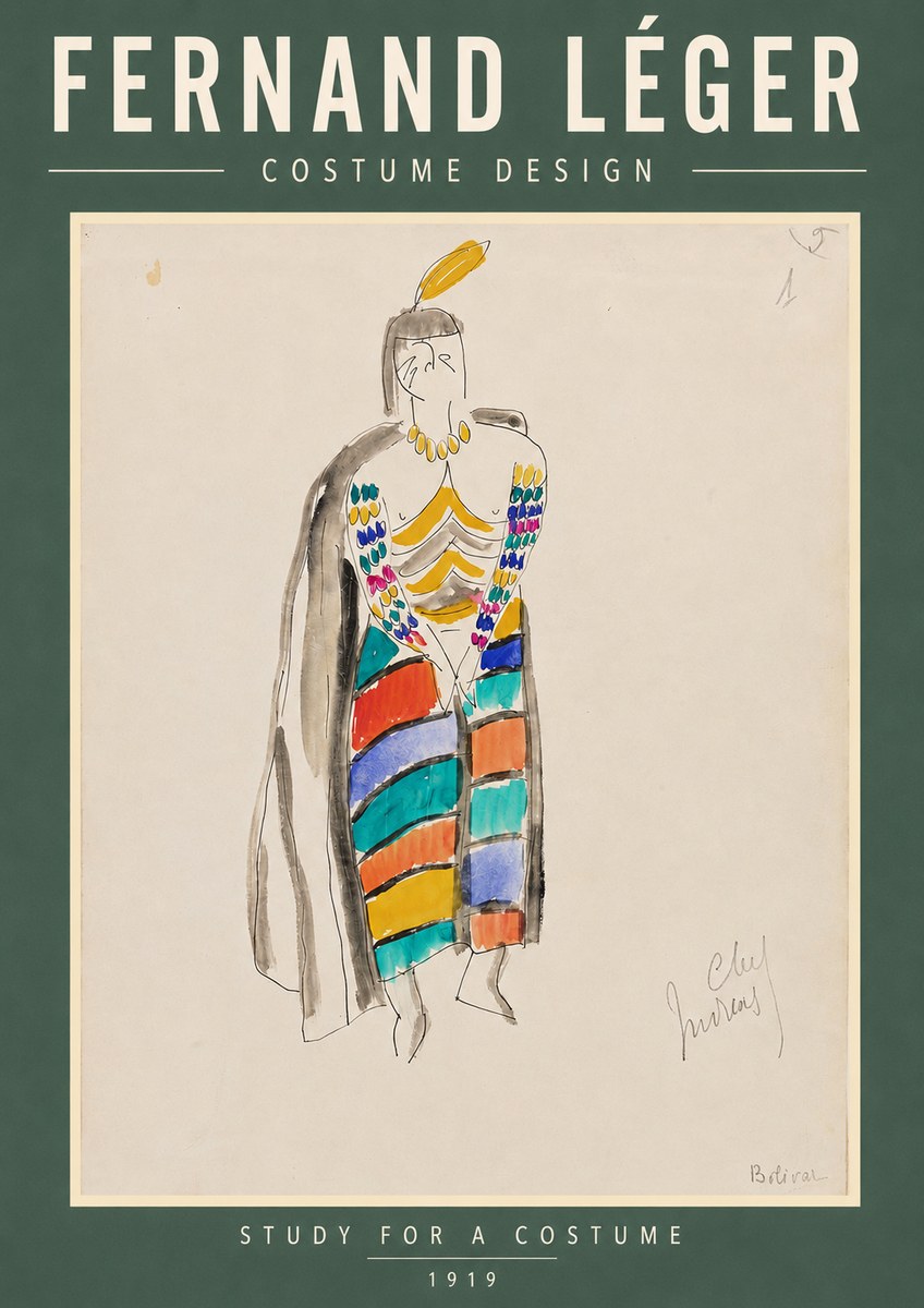 Fernand Léger Chef Moreau No3 - Plakat