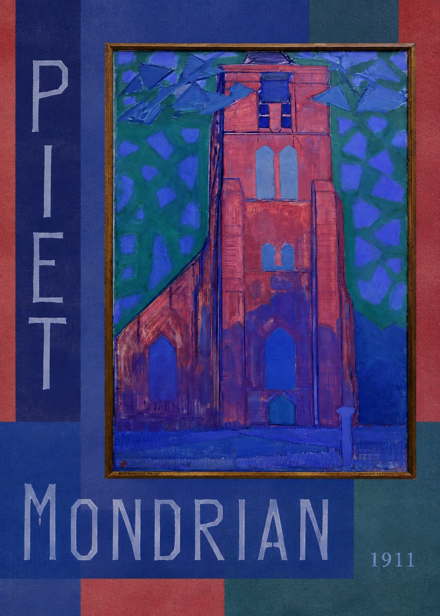 Piet Mondrian Brouwerij S.s. Schoen No2 - Plakat