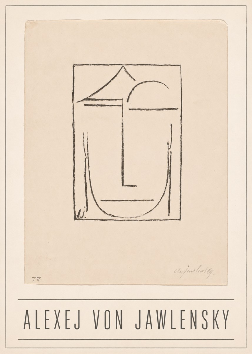 Alexej von Jawlensky Abstract Head No1 - Plakat