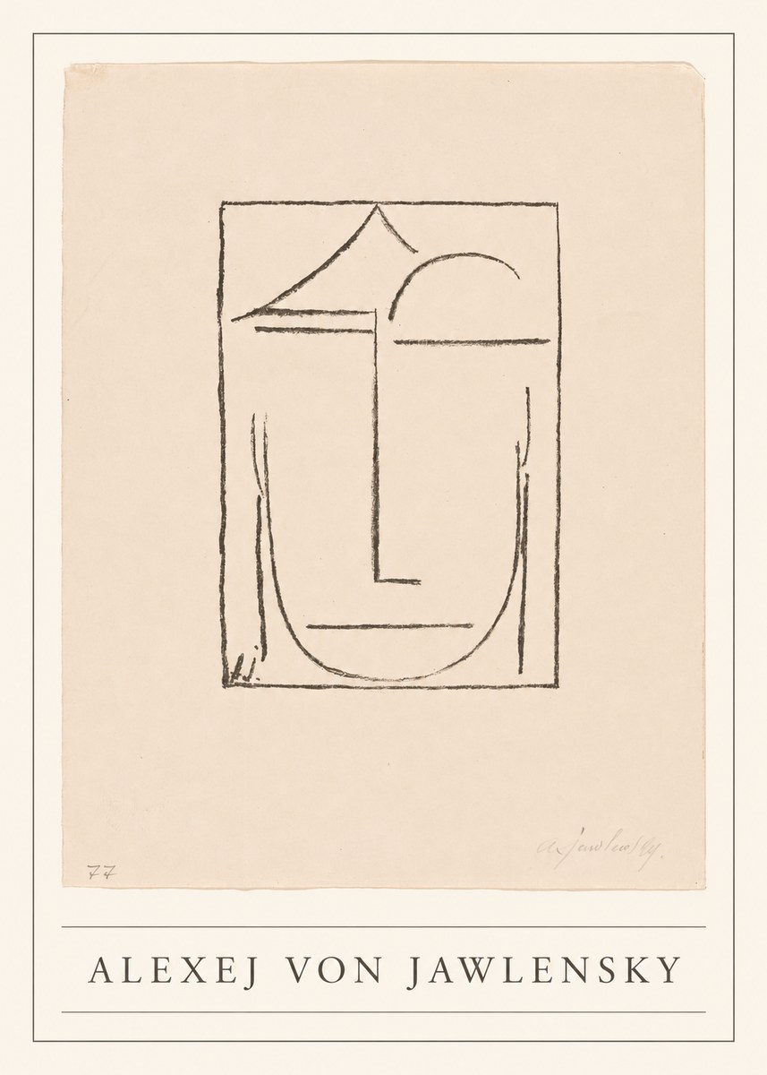 Alexej von Jawlensky Abstract Head No5 - Plakat
