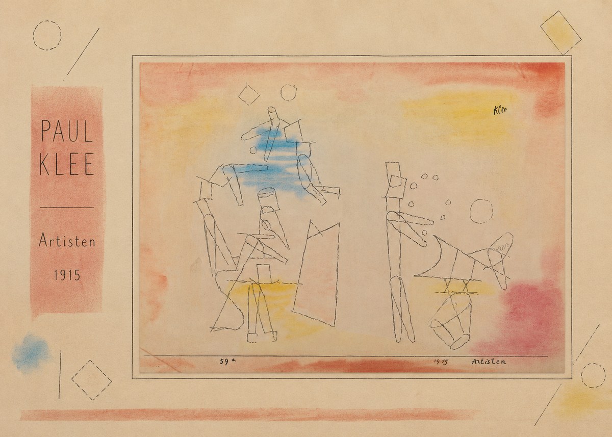 Paul Klee Artisten No2 - Plakat