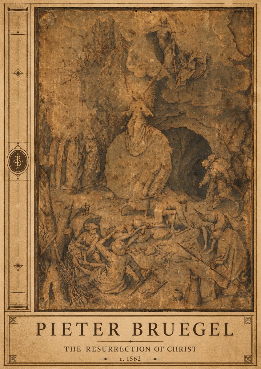 Pieter Bruegel The Resurrection of Christ No2 - Plakat