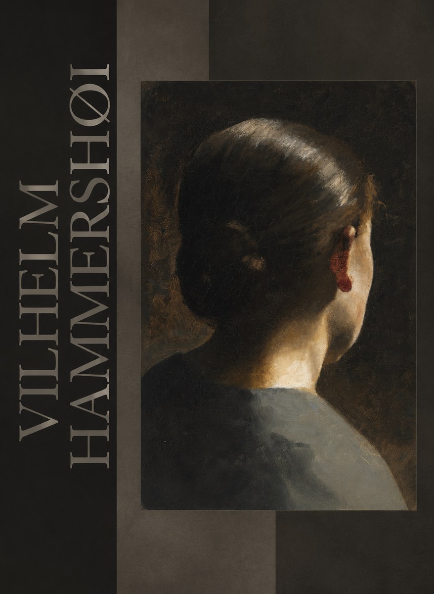 Vilhelm Hammershøi Woman Seen from Behind No5 - Plakat