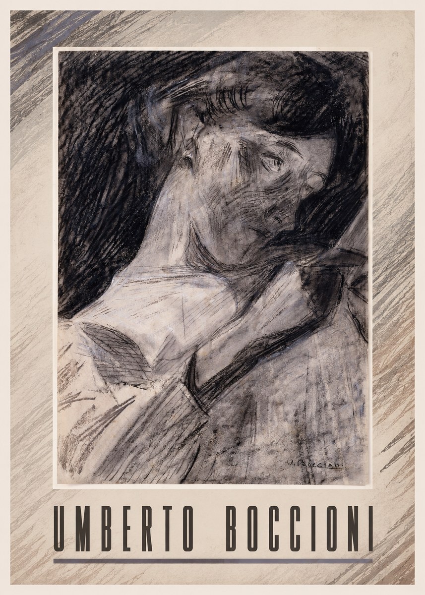 Umberto Boccioni Figure Study II No1 - Plakat