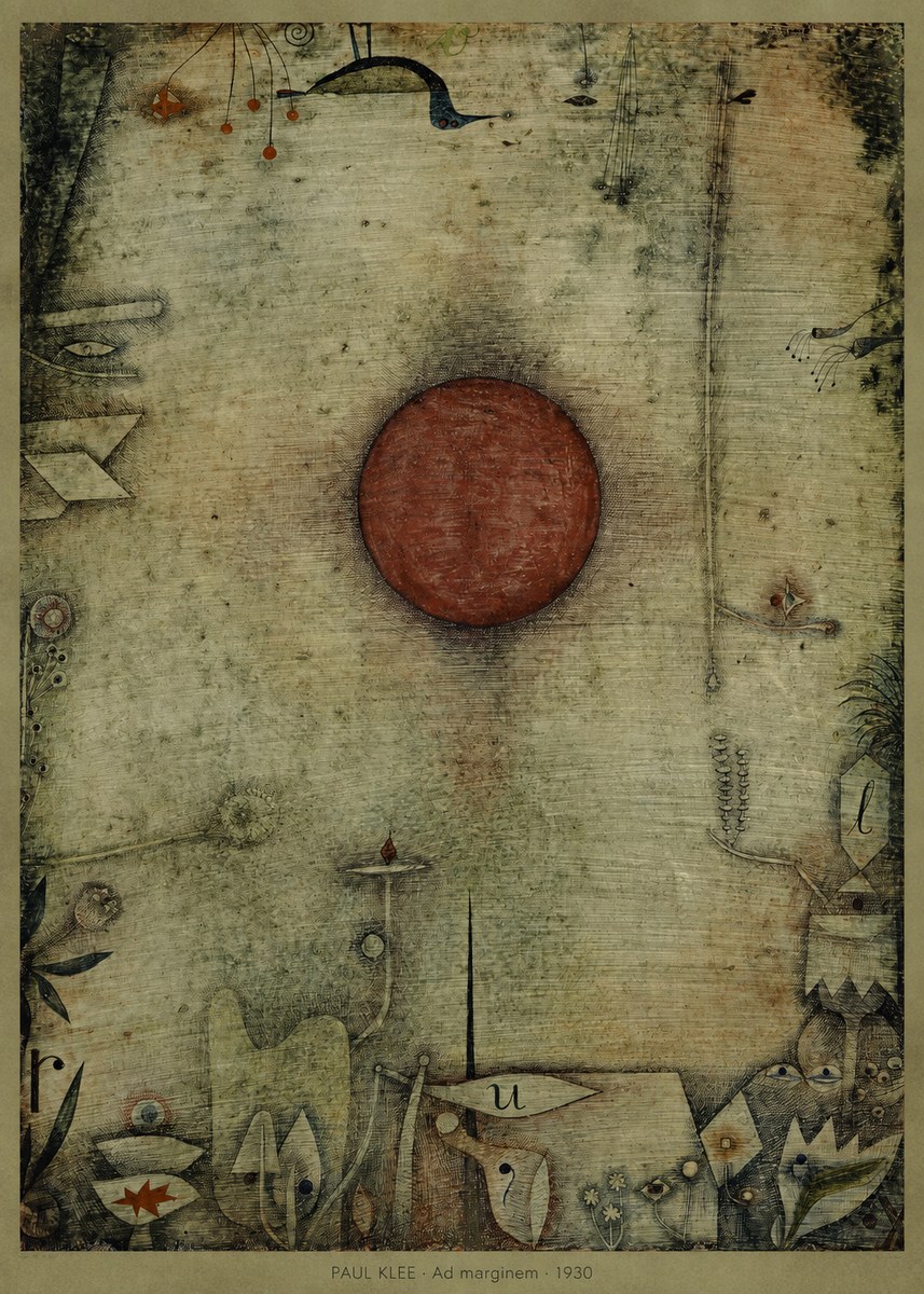 Paul Klee Ad Marginem No6 - Plakat