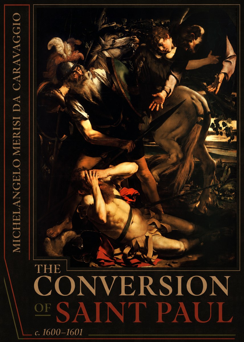 Michelangelo Merisi da Caravaggio The Conversion of Saint Paul No4 - Plakat