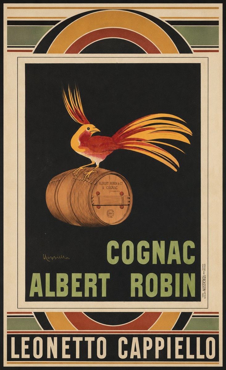 Leonetto Cappiello Cognac Albert Robin No4 - Plakat