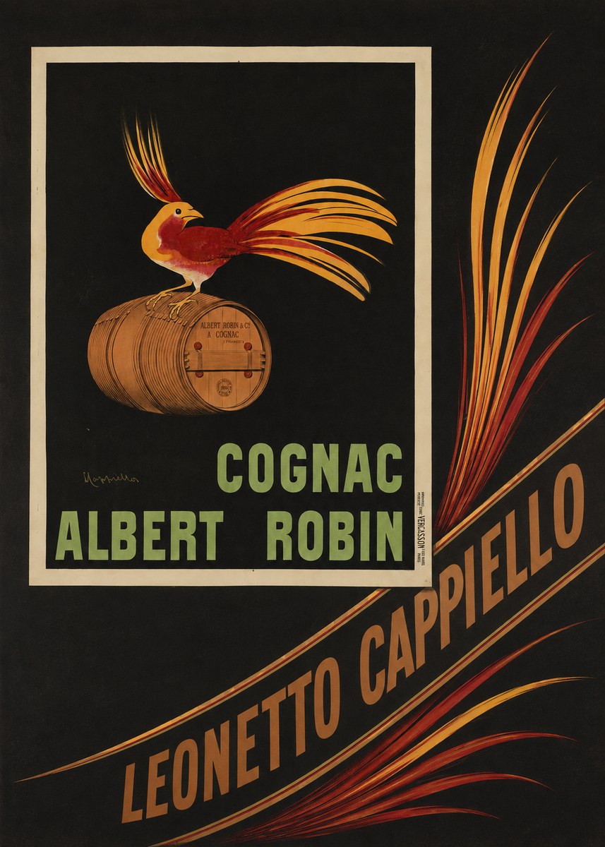 Leonetto Cappiello Cognac Albert Robin No5 - Plakat