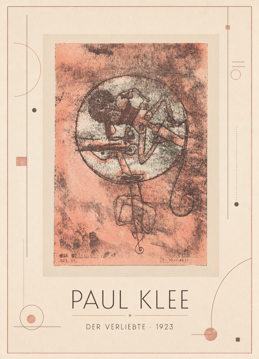 Paul Klee Der Verliebte II No1 - Plakat