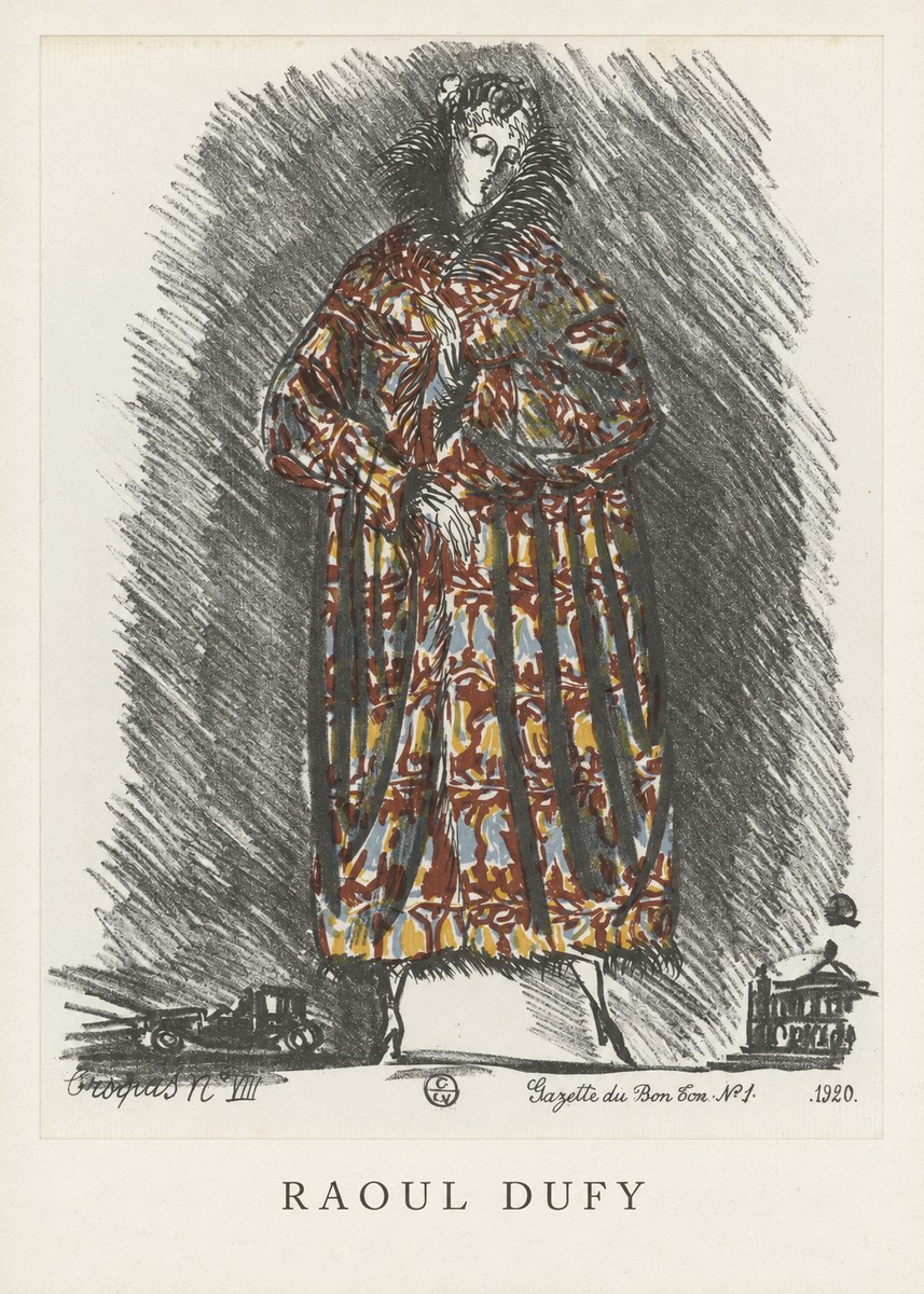 Raoul Dufy Croquis N. Viii No6 - Plakat
