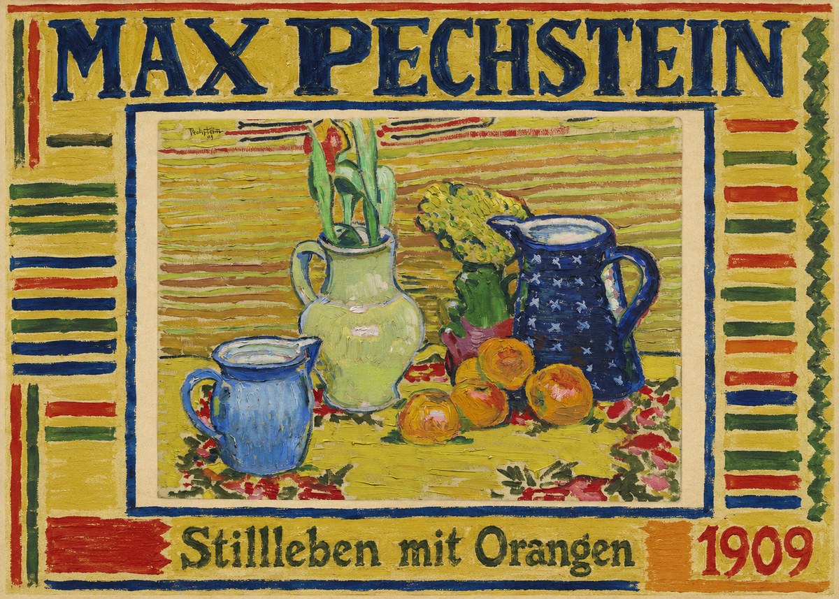 Max Pechstein Stillleben Mit Orangen No1 - Plakat
