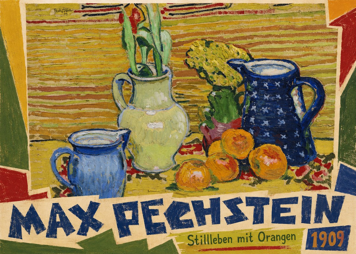 Max Pechstein Stillleben Mit Orangen No5 - Plakat