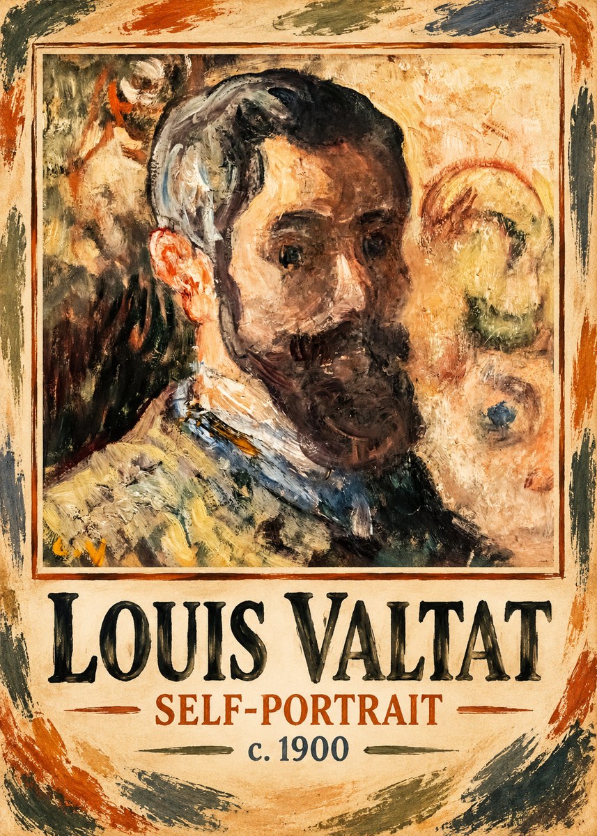 Louis Valtat Self-portrait No1 - Plakat