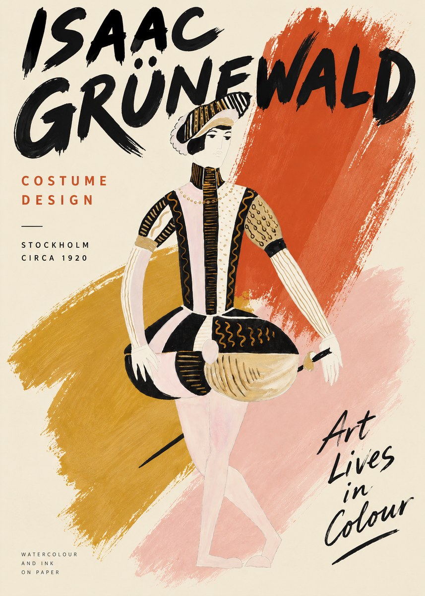 Isaac Grünewald Costume Study VI No3 - Plakat