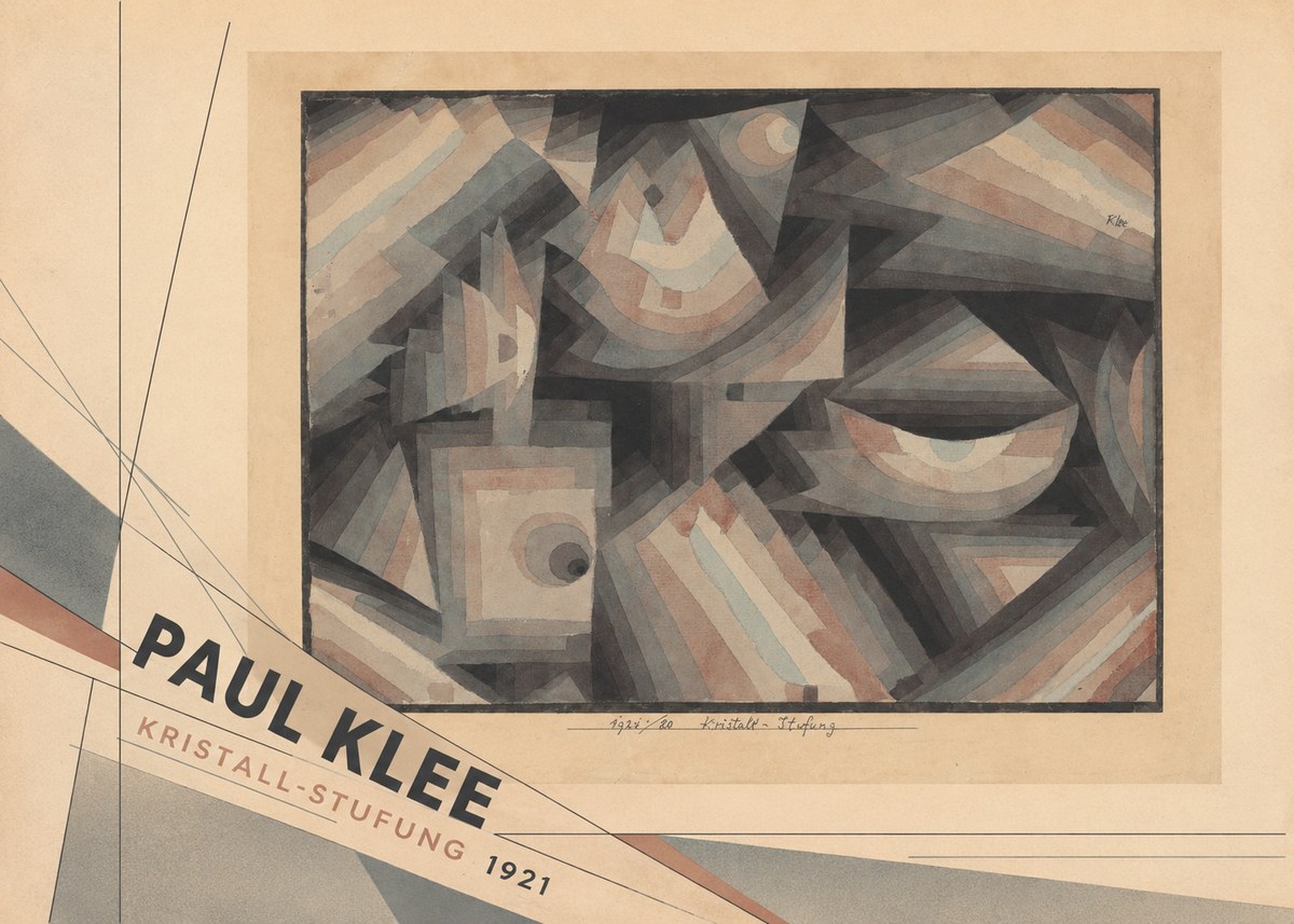 Paul Klee Kristall-stufung II No5 - Plakat