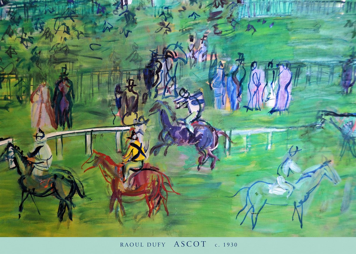 Raoul Dufy Ascot No5 - Plakat