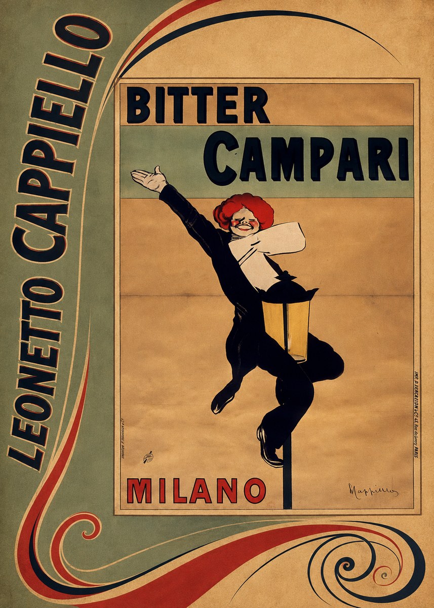 Leonetto Cappiello Bitter Campari II No2 - Plakat