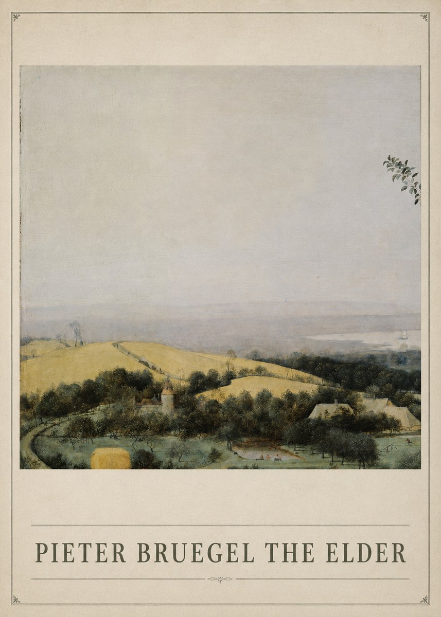 Pieter Bruegel The Harvesters VI No1 - Plakat