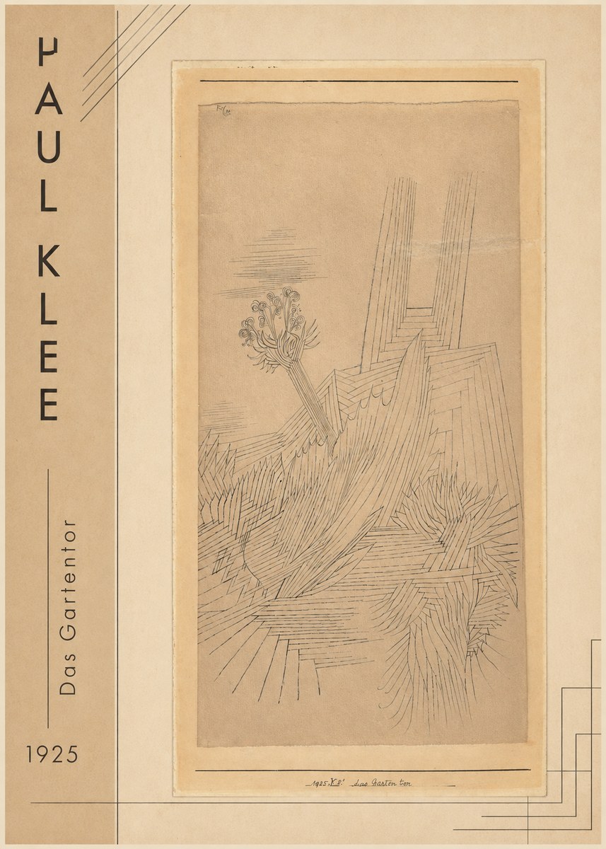 Paul Klee Das Gartentor I No2 - Plakat