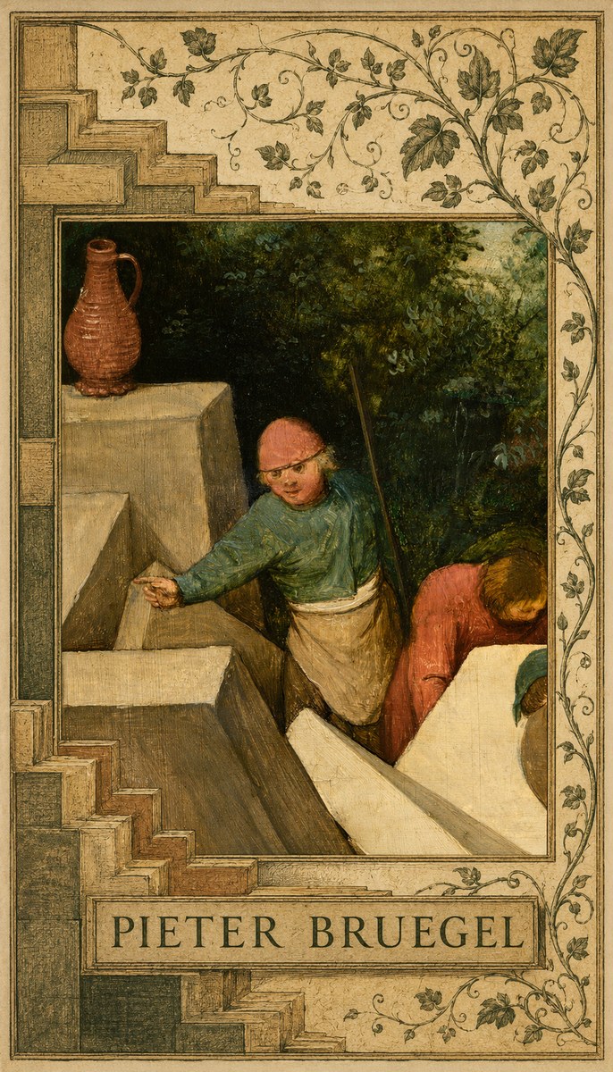 Pieter Bruegel The Tower of Babel XIX No4 - Plakat