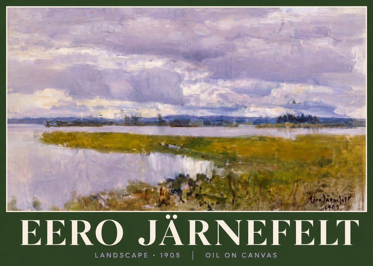 Eero Järnefelt Landscape No4 - Plakat