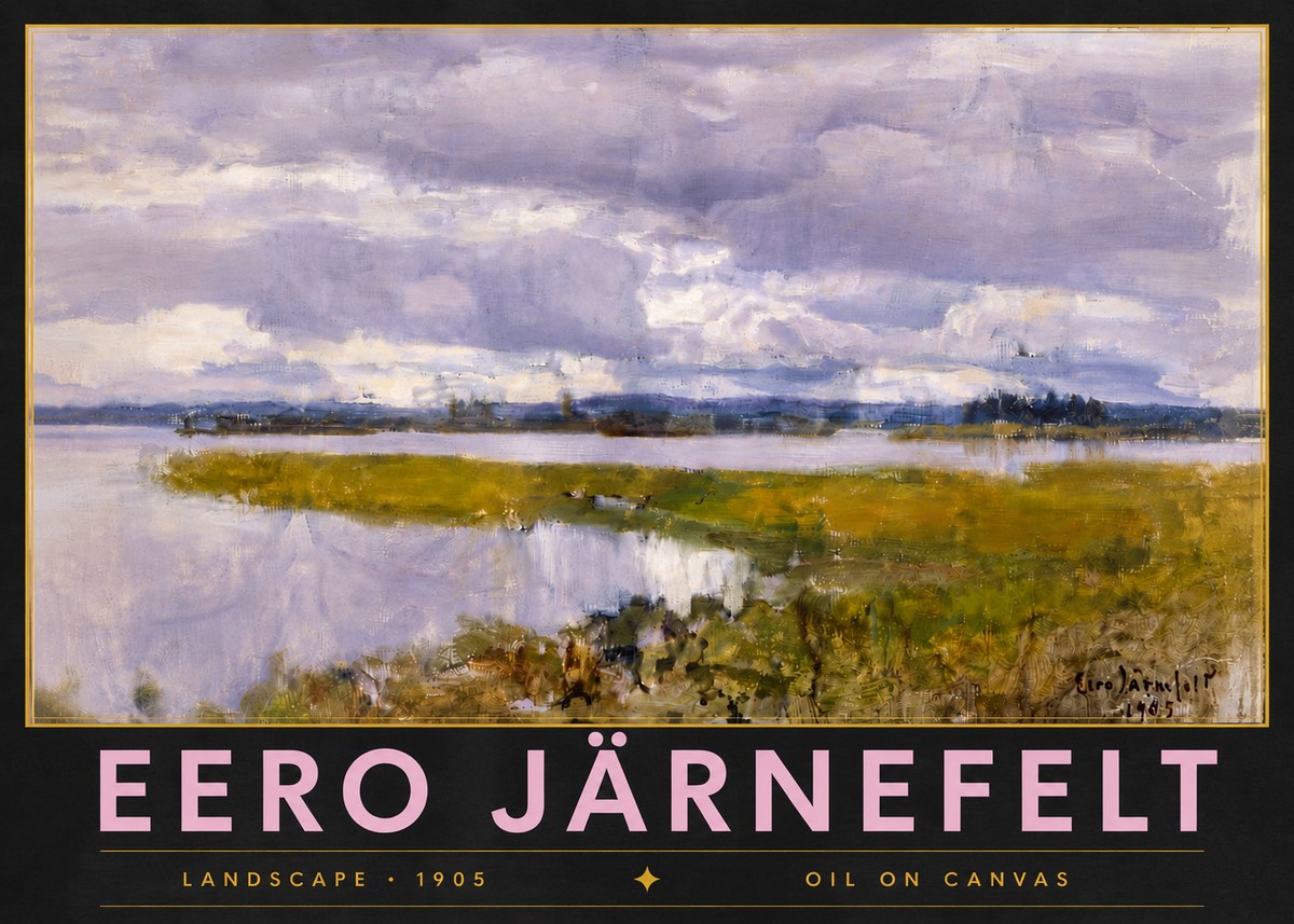 Eero Järnefelt Landscape No6 - Plakat