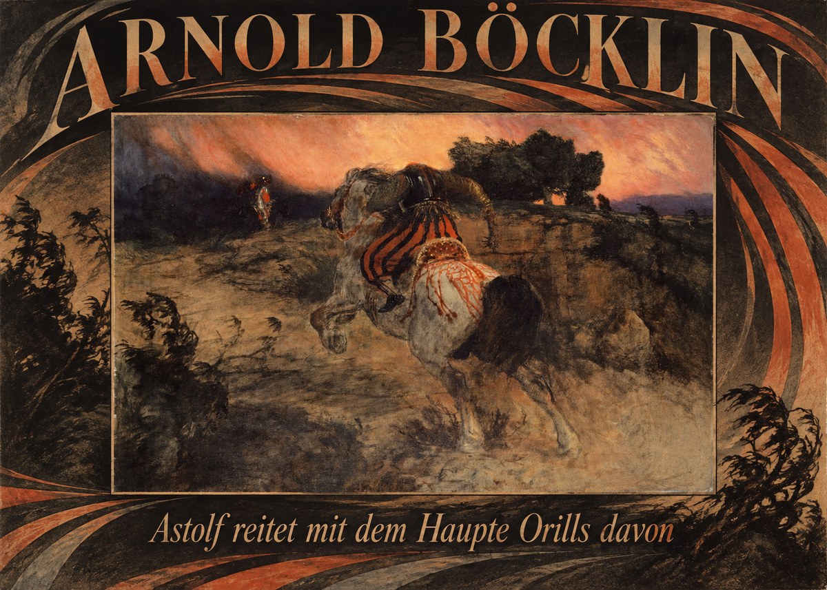 Arnold Böcklin Astolf Reitet Mit Dem Haupte Orills Davon No5 - Plakat