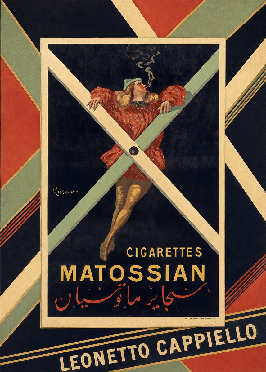 Leonetto Cappiello Cigarettes Matossian No3 - Plakat