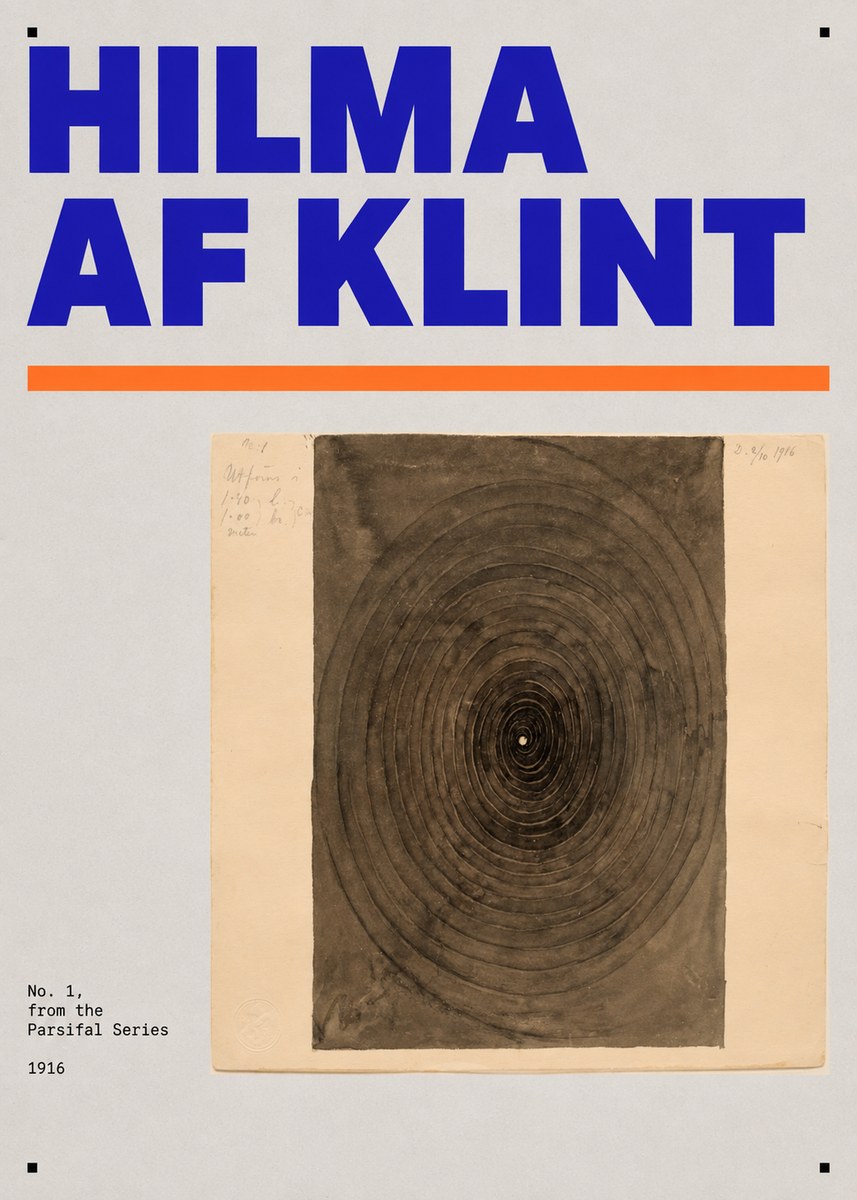 Hilma af Klint No. 1, from the Parsifal Series No5 - Plakat
