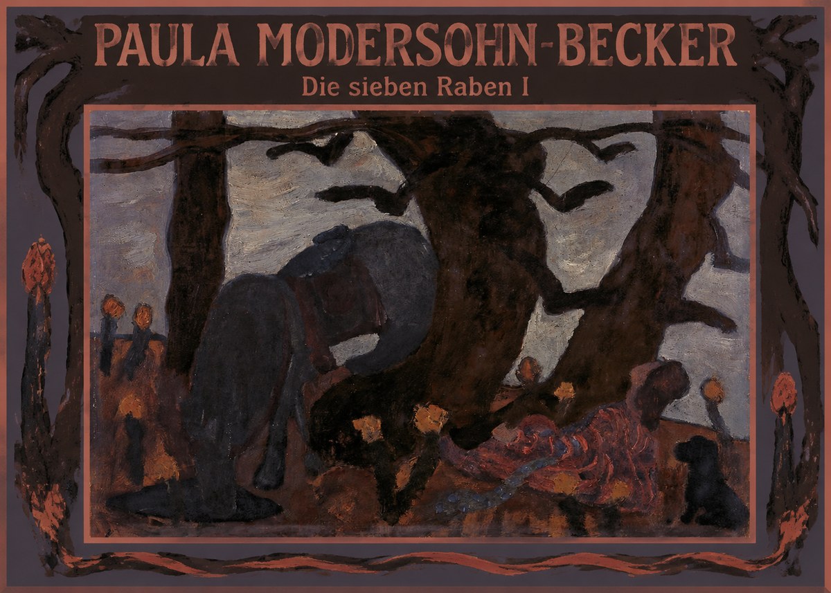 Paula Modersohn-Becker Die Sieben Raben I No1 - Plakat