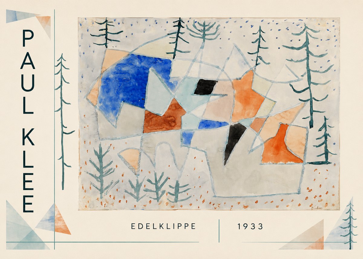 Paul Klee Edelklippe No2 - Plakat
