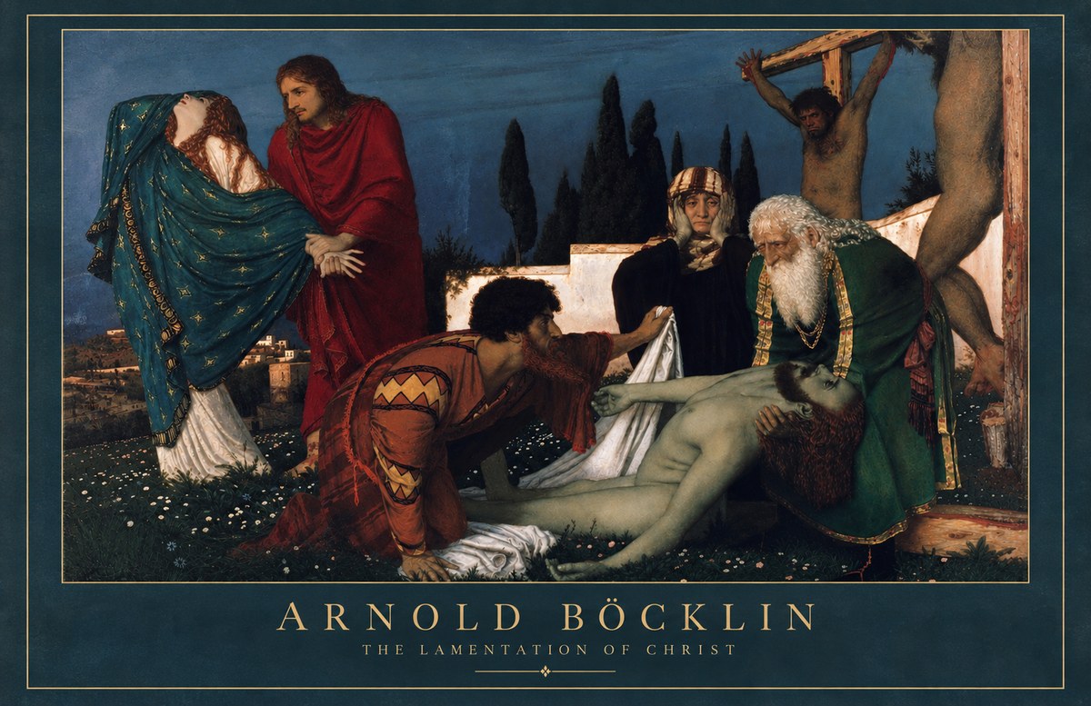Arnold Böcklin The Lamentation of Christ No2 - Plakat