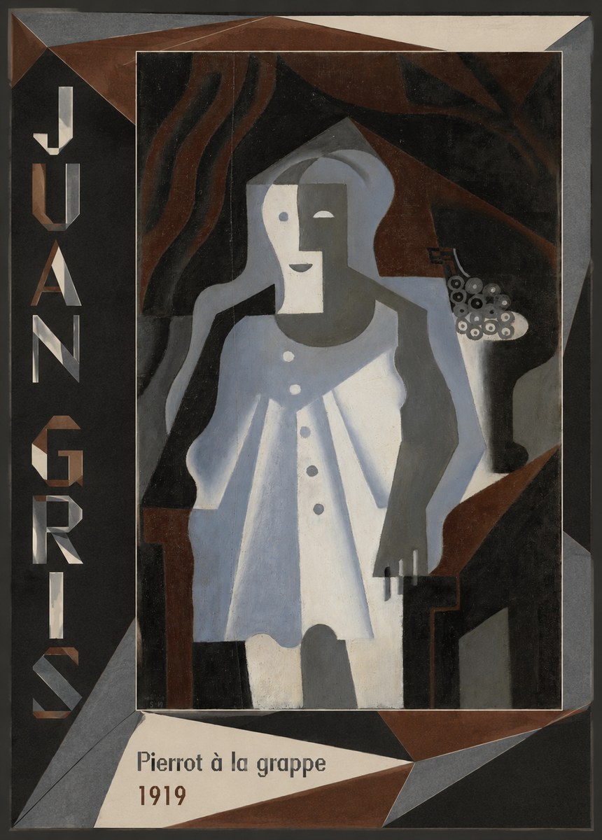 Juan Gris Pierrot À La Grappe No2 - Plakat