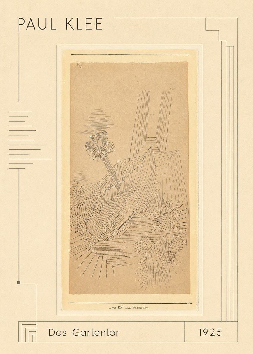 Paul Klee Das Gartentor II No3 - Plakat