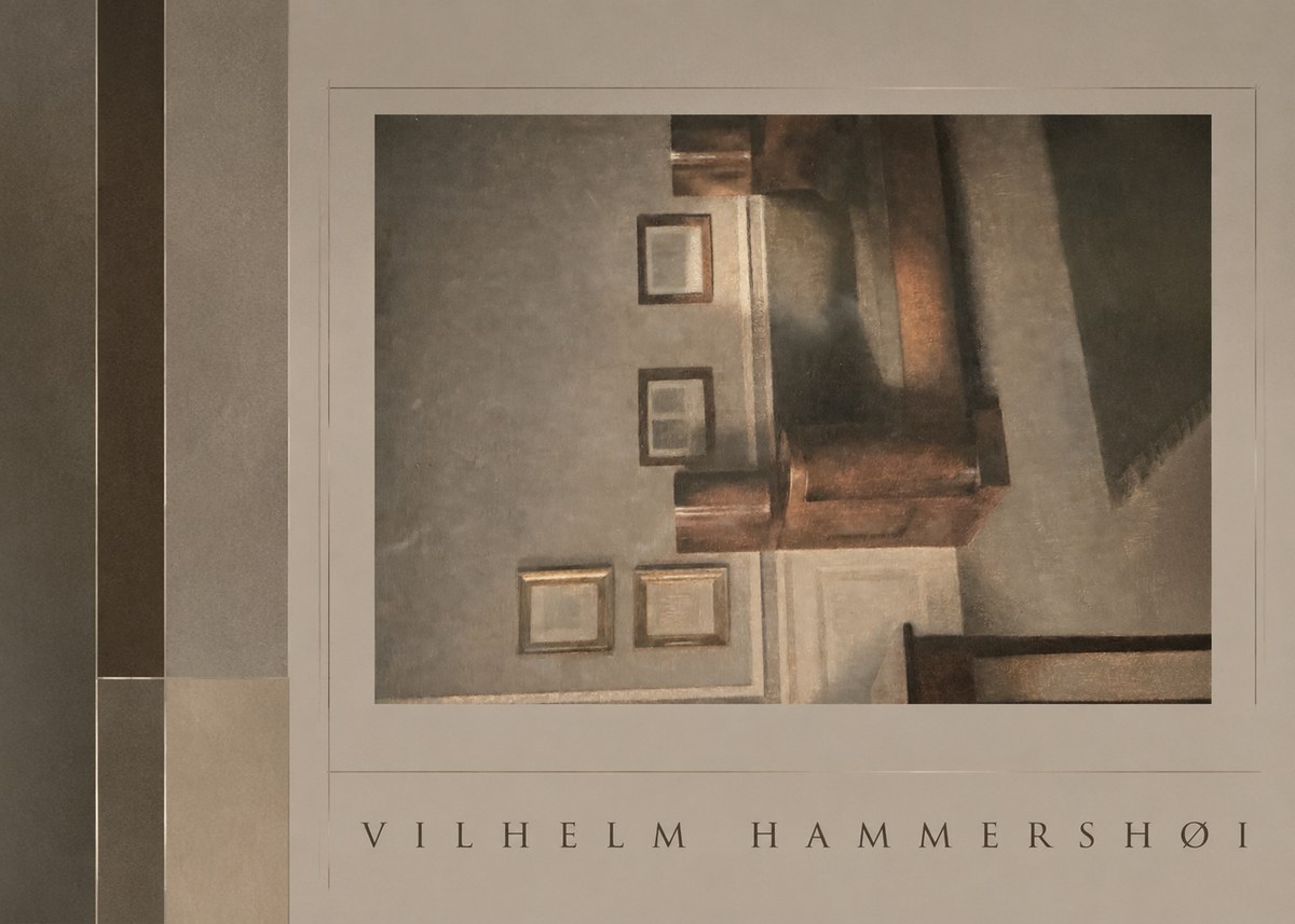 Vilhelm Hammershøi Interior II No2 - Plakat