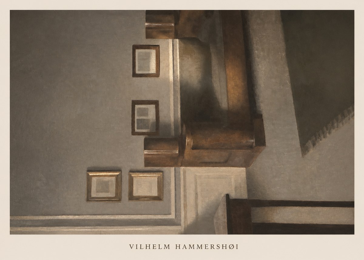 Vilhelm Hammershøi Interior II No6 - Plakat