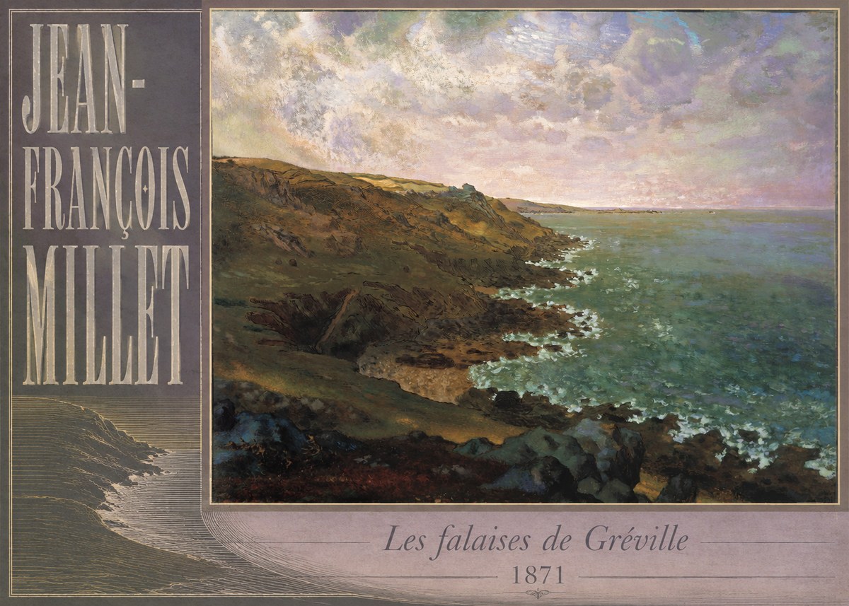 Jean-François Millet Les Falaises De Gréville No3 - Plakat