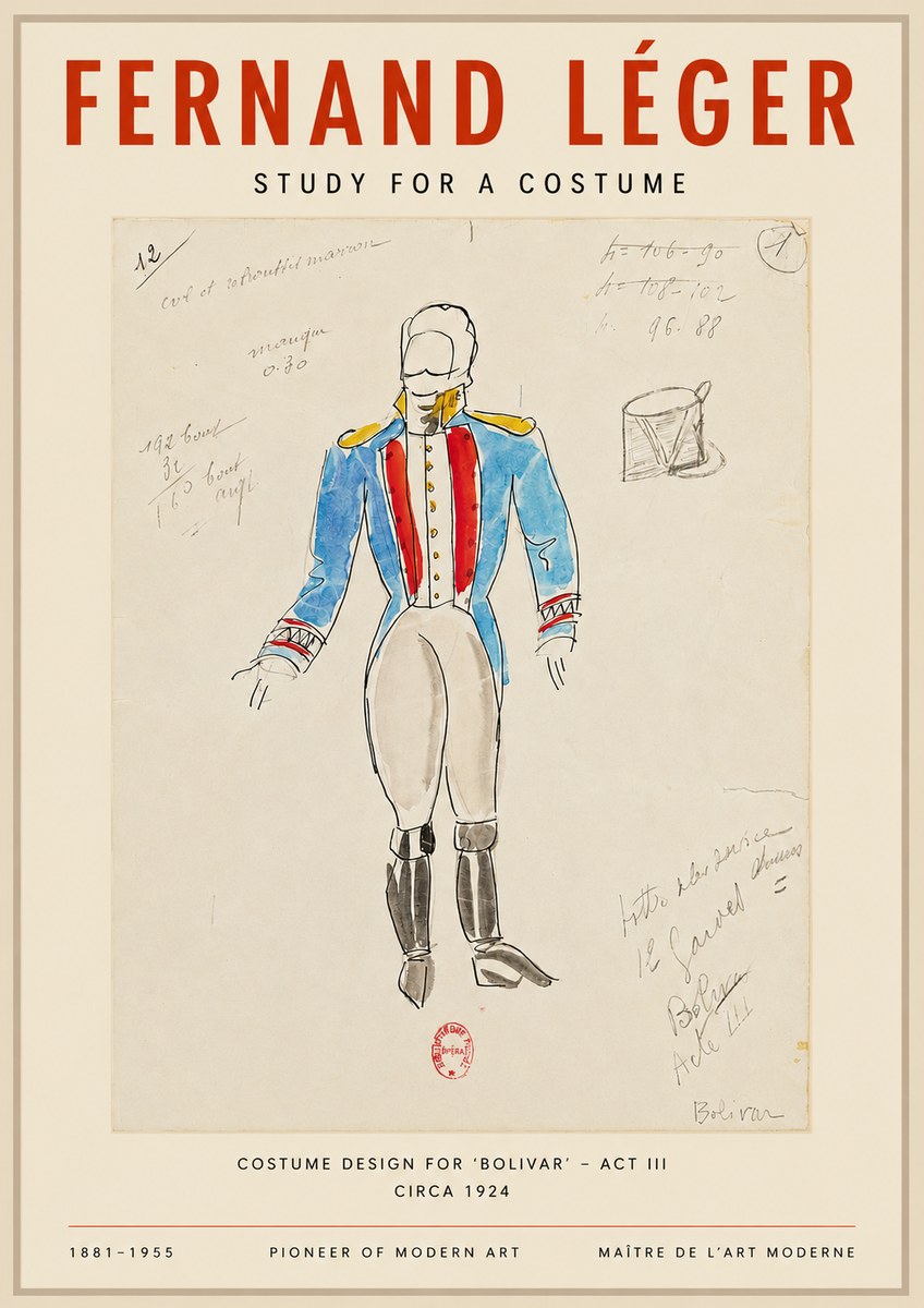 Fernand Léger Bolivar Acte Iii No3 - Plakat
