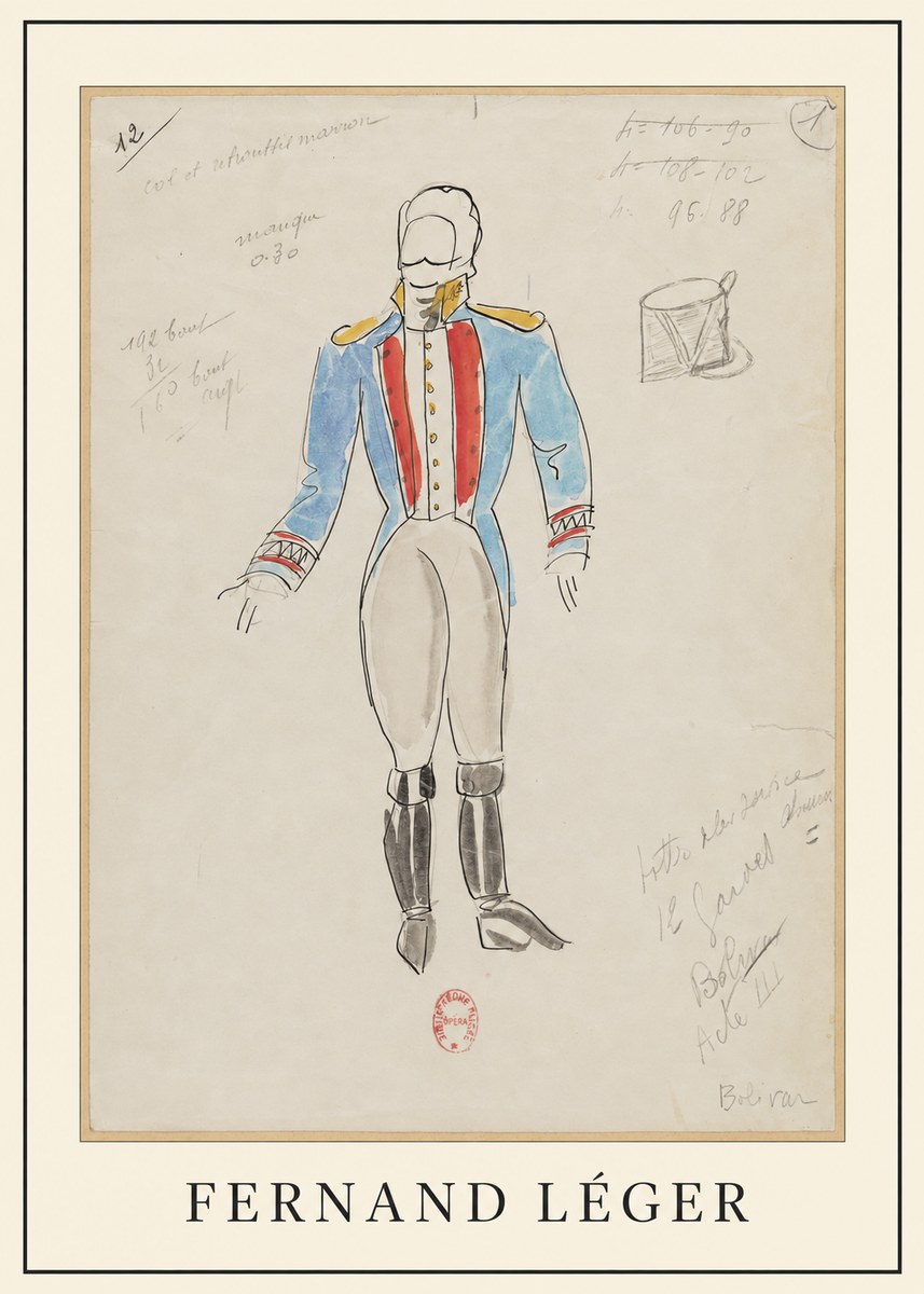 Fernand Léger Bolivar Acte Iii No5 - Plakat