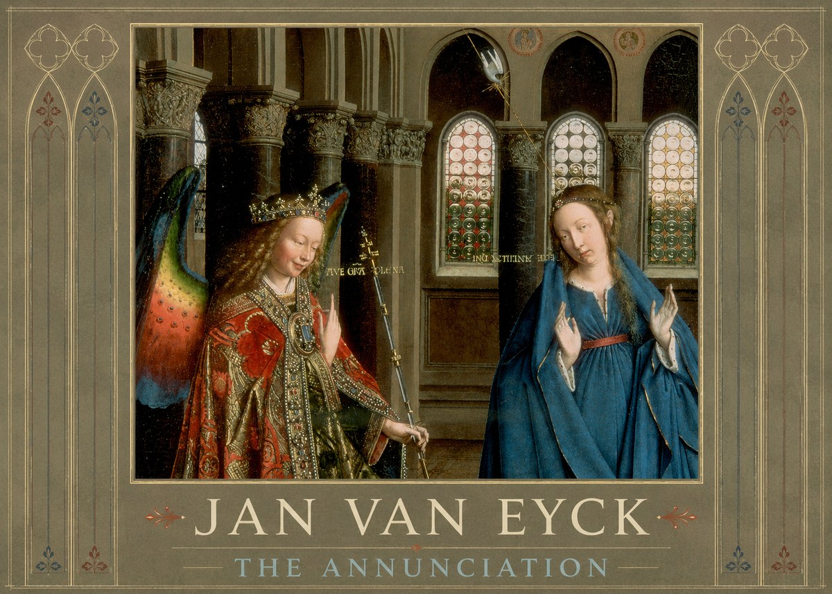 Jan van Eyck The Annunciation II No1 - Plakat