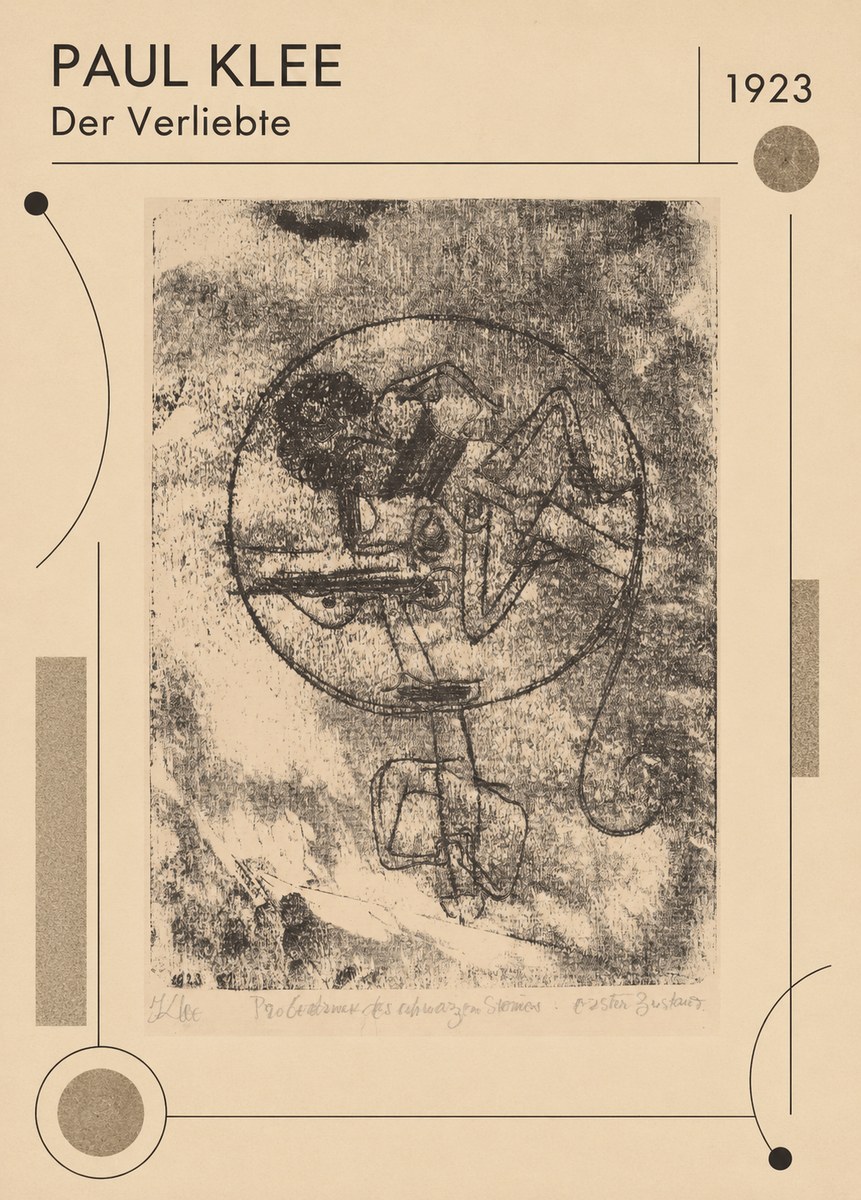 Paul Klee Der Verliebte III No1 - Plakat