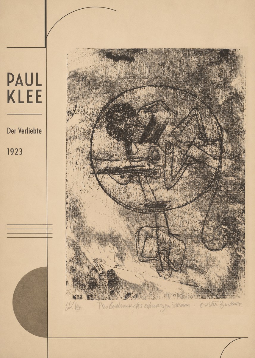 Paul Klee Der Verliebte III No2 - Plakat